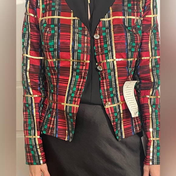 Vintage Rimini fashion holiday party blazer - Picture 3 of 8